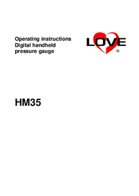 Thumbnail of document Manual - HM35 Precision Digital Pressure Manometer